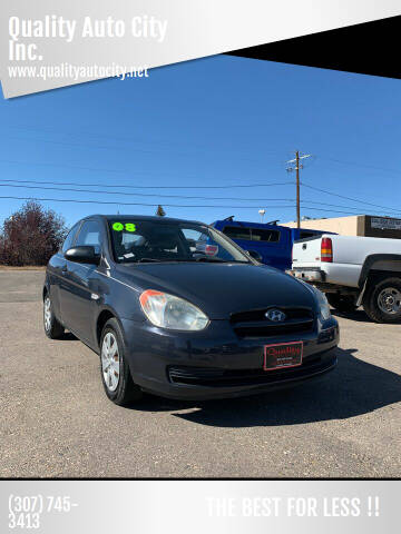 2008 Hyundai Accent for sale at Quality Auto City Inc. in Laramie WY