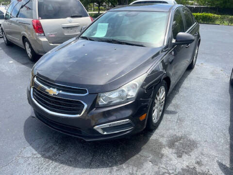 2015 Chevrolet Cruze for sale at Turnpike Motors in Pompano Beach FL