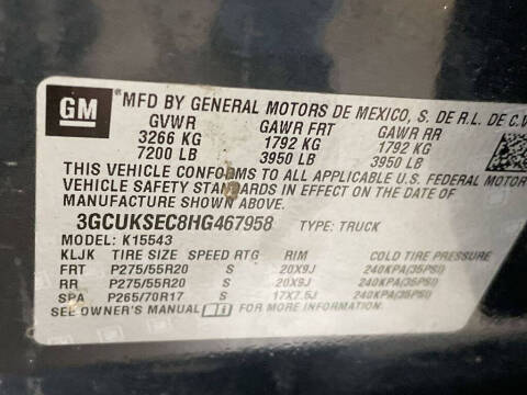 2017 Chevrolet Silverado 1500