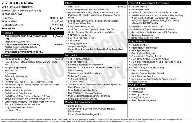 2023 Kia K5