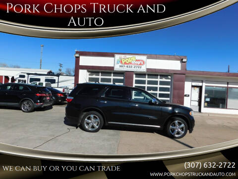 2013 Dodge Durango for sale at Pork Chops Truck and Auto in Cheyenne WY