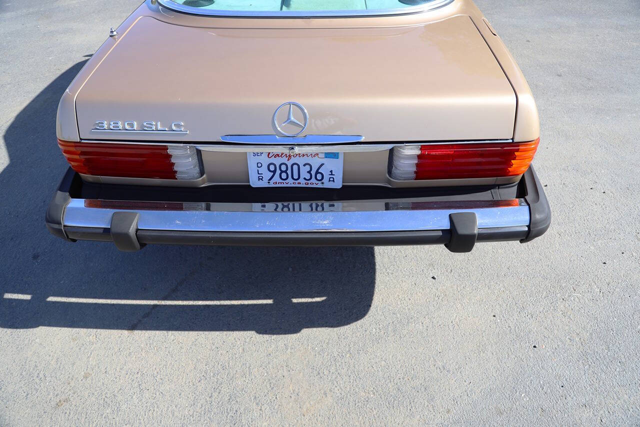 1981 Mercedes-Benz 380-Class for sale at DE AUTOS INC in San Juan Capistrano, CA