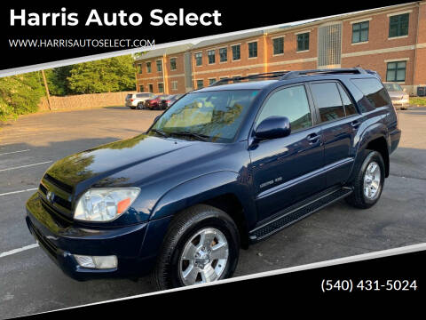 2005 Toyota 4Runner for sale at Harris Auto Select in Winchester VA