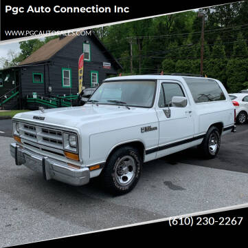 1990 Dodge Ramcharger for sale at Pgc Auto Connection Inc in Coatesville PA