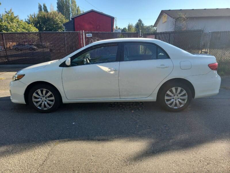2013 Toyota Corolla for sale at Payless Car and Truck sales in Seattle WA