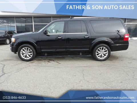 2016 Ford Expedition EL for sale at Father & Son Auto Sales in Dearborn MI