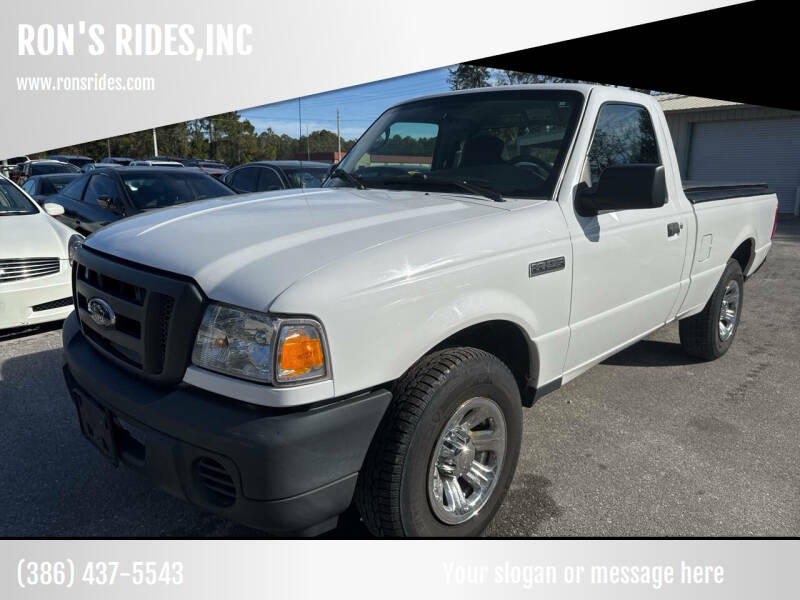 2009 Ford Ranger for sale at RON'S RIDES,INC in Bunnell FL