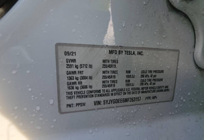 2021 Tesla Model Y Long Range
