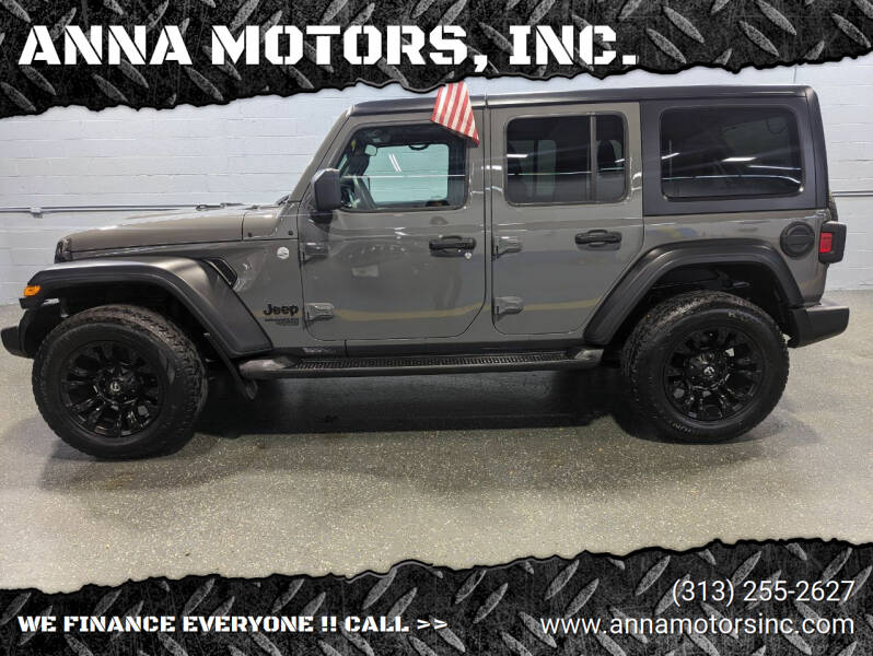 2019 Jeep Wrangler Unlimited for sale at ANNA MOTORS, INC. in Detroit MI