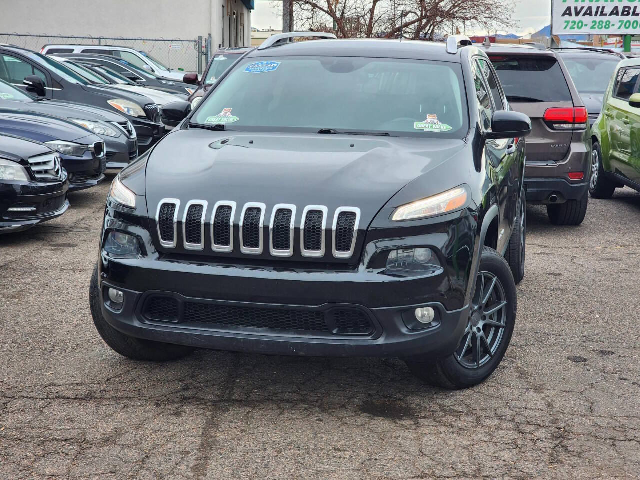 2016 Jeep Cherokee for sale at GO GREEN MOTORS in Lakewood, CO