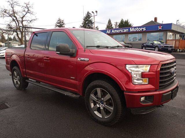 2016 Ford F-150 for sale at All American Motors in Tacoma WA