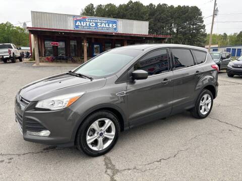 2015 Ford Escape for sale at Greenbrier Auto Sales in Greenbrier AR