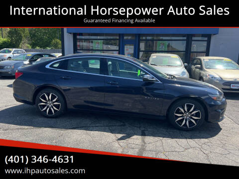2017 Chevrolet Malibu for sale at International Horsepower Auto Sales in Warwick RI