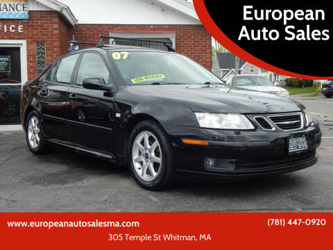 2007 Saab 9-3 for sale at European Auto Sales in Whitman MA