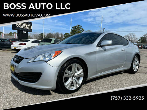 2012 Hyundai Genesis Coupe for sale at BOSS AUTO LLC in Norfolk VA