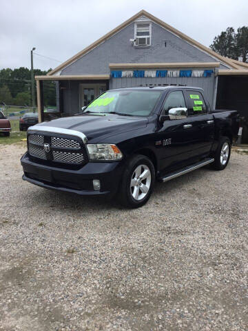 2015 RAM 1500 for sale at Bennett Etc. in Richburg SC