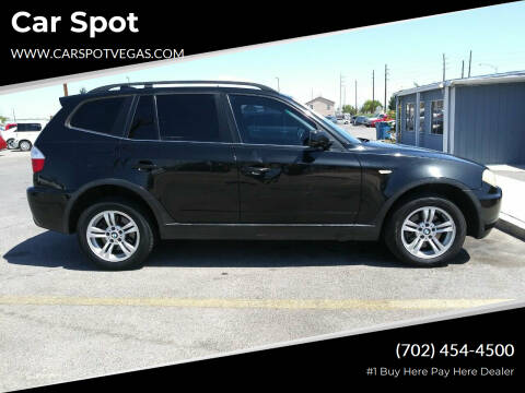 2006 BMW X3 for sale at Car Spot in Las Vegas NV