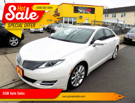 2015 Lincoln MKZ Hybrid for sale at GSM Auto Sales in Linden NJ