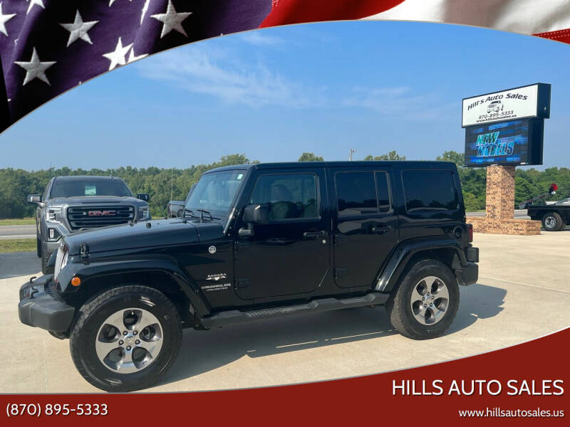 2017 Jeep Wrangler Unlimited for sale at Hills Auto Sales in Salem AR