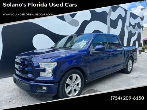 2016 Ford F-150 for sale at SOLANOS & SANCHEZ AUTO SALES C in Hollywood FL