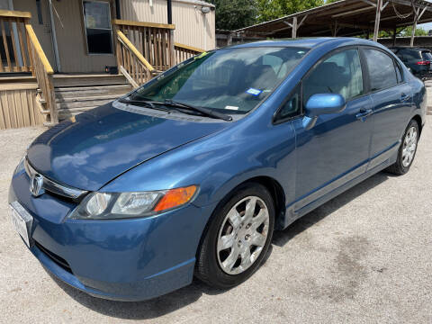 2008 Honda Civic for sale at OASIS PARK & SELL in Spring TX
