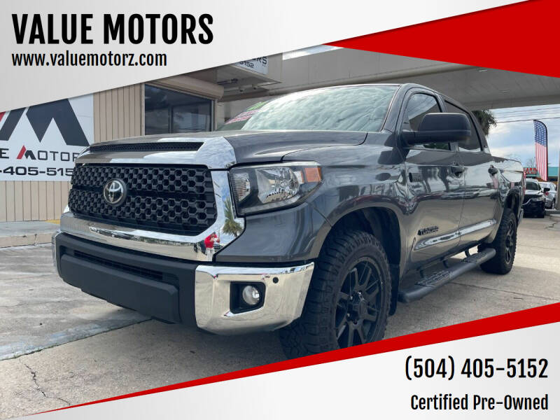 2021 Toyota Tundra for sale at VALUE MOTORS in Kenner LA