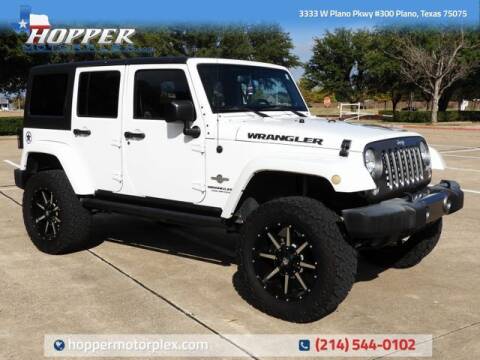 2014 Jeep Wrangler Unlimited for sale at HOPPER MOTORPLEX in Plano TX