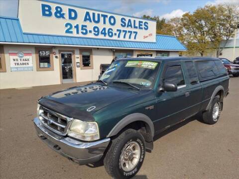 2000 Ford Ranger for sale at B & D Auto Sales Inc. in Fairless Hills PA
