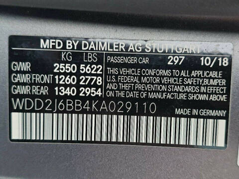 2019 Mercedes-Benz CLS AMG CLS 53 S