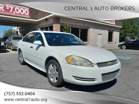 2013 Chevrolet Impala for sale at Central 1 Auto Brokers in Virginia Beach VA