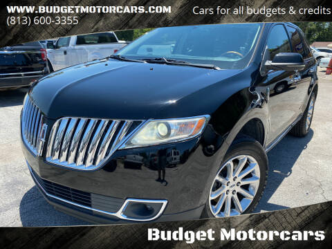 2012 Lincoln MKX for sale at Budget Motorcars in Tampa FL