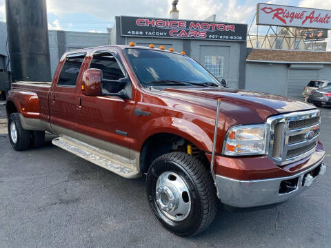 2006 Ford F-350 Super Duty for sale at CHOICE MOTOR CARS INC in Philadelphia PA