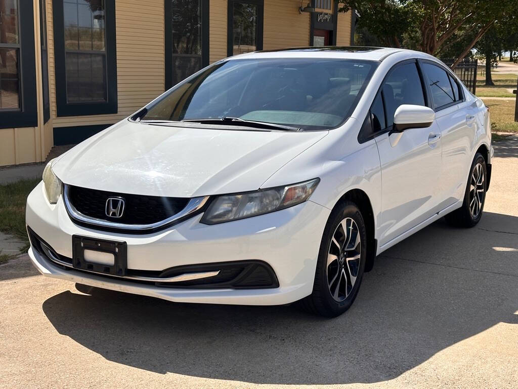 2015 Honda Civic for sale at BANKERS AUTOS in Denton, TX