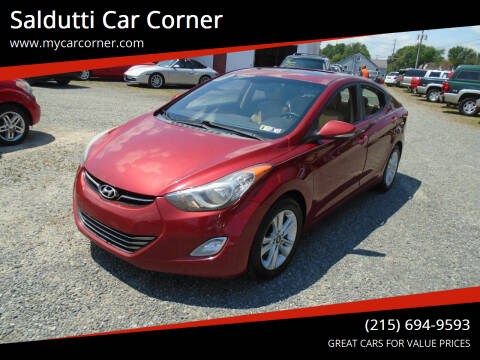 2012 Hyundai Elantra for sale at Saldutti Car Corner in Gilbertsville PA