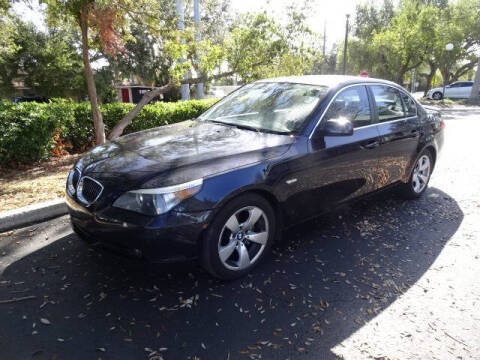 2007 BMW 5 Series for sale at DONNY MILLS AUTO SALES in Largo FL