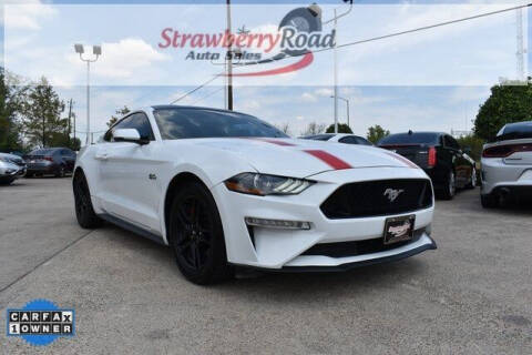 2019 Ford Mustang for sale at Strawberry Road Auto Sales in Pasadena TX