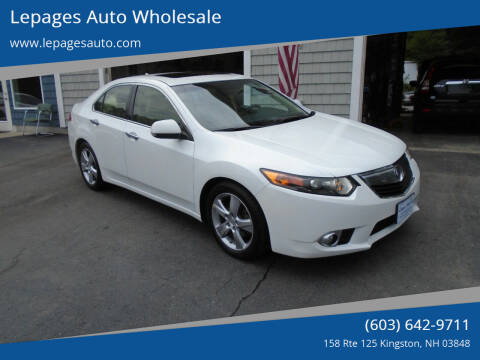 2012 Acura TSX for sale at Lepages Auto Wholesale in Kingston NH