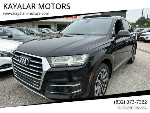 2017 Audi Q7 for sale at KAYALAR MOTORS SUPPORT CENTER in Houston TX