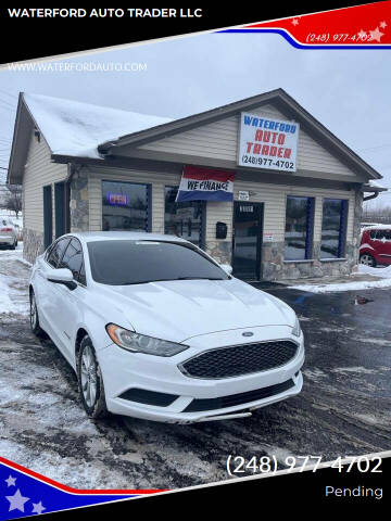 2017 Ford Fusion Hybrid for sale at WATERFORD AUTO TRADER LLC in Waterford MI