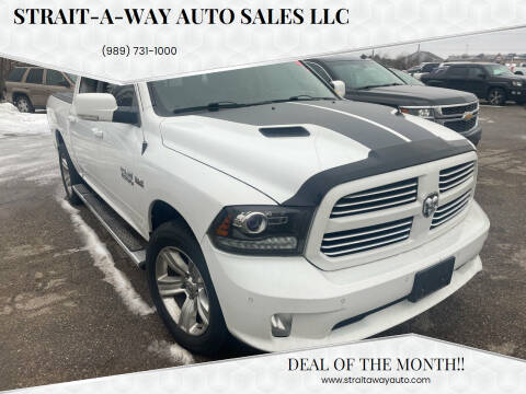 2014 RAM 1500 for sale at Strait-A-Way Auto Sales LLC in Gaylord MI