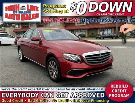 2017 Mercedes-Benz E-Class for sale at High Line Auto Sales of Salem in Salem NH