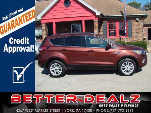 2018 Ford Escape for sale at Better Dealz Auto Sales & Finance in York PA