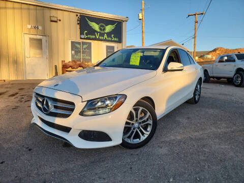 2016 Mercedes-Benz C-Class for sale at Canyon View Auto Sales in Cedar City UT