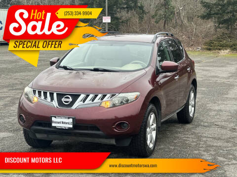 2009 Nissan Murano for sale at DISCOUNT MOTORS LLC in Federal Way WA