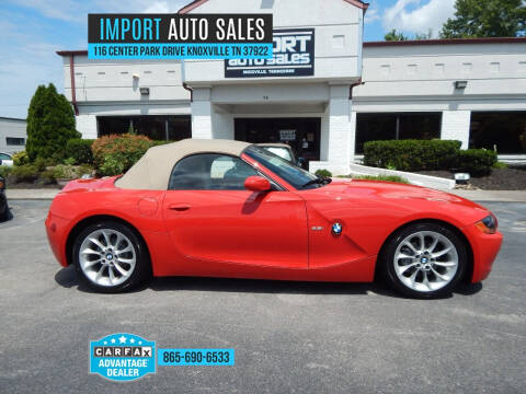 2003 BMW Z4 for sale at IMPORT AUTO SALES in Knoxville TN