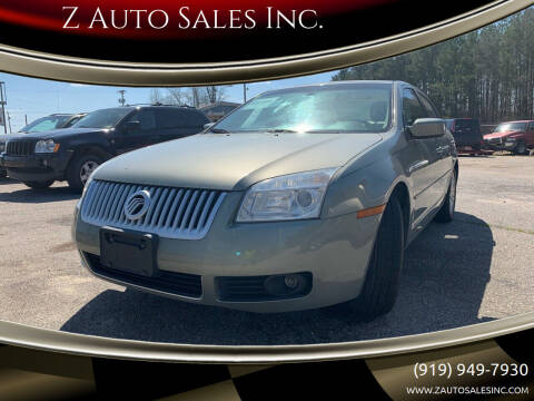 2008 Mercury Milan for sale at Z Auto Sales Inc. in Rocky Mount NC