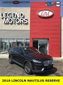 2019 Lincoln Nautilus for sale at Legend Motors of Ferndale in Ferndale MI