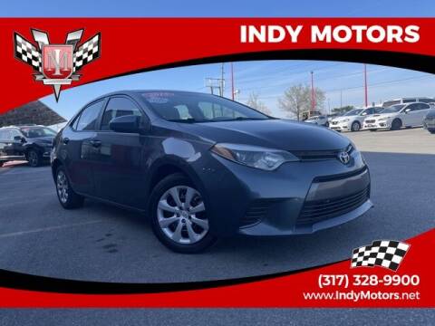 2015 Toyota Corolla for sale at Indy Motors Inc in Indianapolis IN