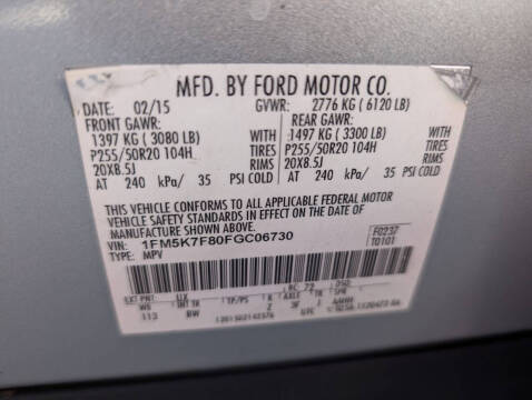 2015 Ford Explorer Limited