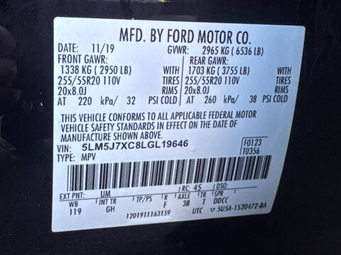 2020 Lincoln Aviator Reserve